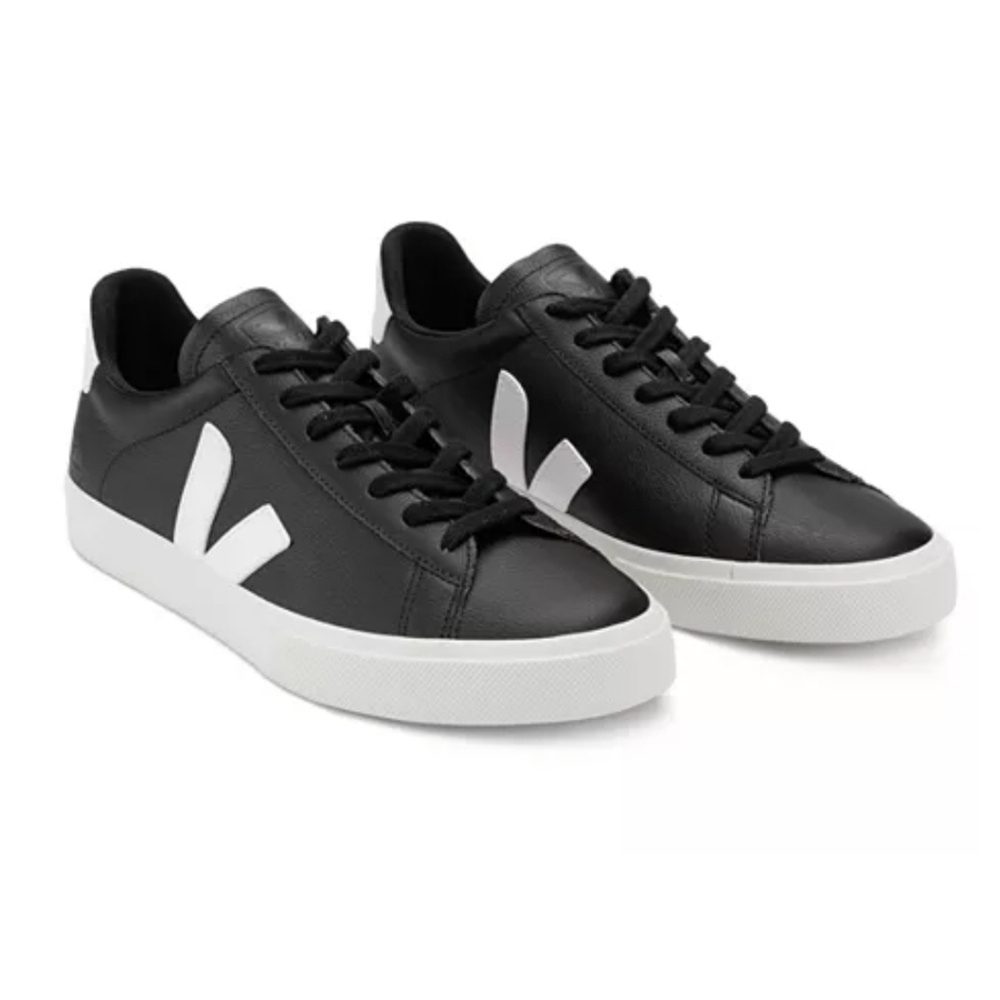 Veja Low-Top Sneakers in Black and White
